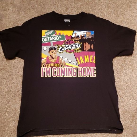 Majestic Other - Lebron James I'm Coming Home tee sz L